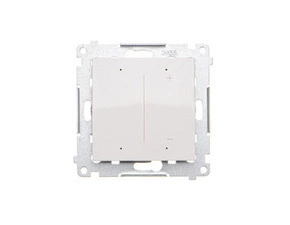 Stmívač tlačítkový SIMON DESL1W.01/11, Wi-Fi, stm. LED 230 V, s LED podsv., bílá