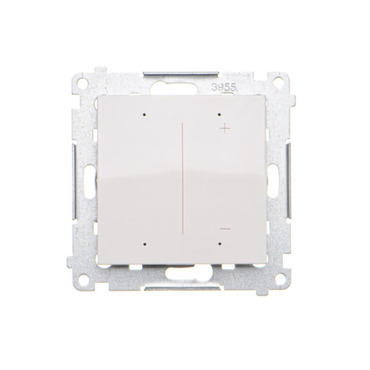 Stmívač tlačítkový SIMON DESL1W.01/11, Wi-Fi, stm. LED 230 V, s LED podsv., bílá
