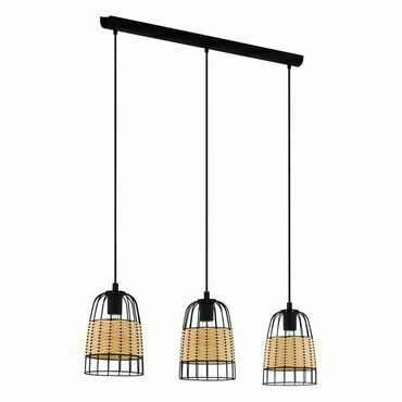 Závěsné svítidlo ANWICK černá 880×180 mm 3x40W EGLO