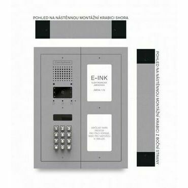 CZPHONE 4004092020 S elektronickým papírem (E-INK) FlatLine: SVĚTLE ŠEDÁ - MELODY: klávesnice až 16