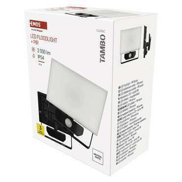 EMOS ZS2922 LED REFLEKTOR TAMBO 20W 2000LM PIR