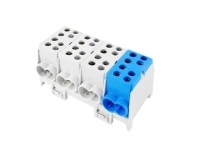 EL 1000421 Svorkovnice rozbočovací HLAK 25 4/8 S, 100A, 4pól., AL/CU, IP20, 3xŠ/M, na DIN /2080424 (