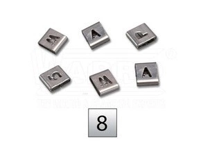 wpr2742 WR1-8 nerezový popisovací systém Wapro Easy Read - znak "8"