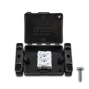 Box instalační MC LED pro zapojení svítidel, 2x vstup, 1x výstup, 3 póly (L/N/PE)