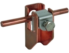 DEHN 277237  Podpěra pásku s přítlačným šroubem, Cu pro prům. 6-10/pásek11mm, odstup od stěny 11 DEH DEHN