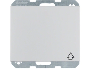 HAG 47517103 Zásuvka, SCHUKO, 16 A, 250 V~ s víčkem, bezšroub. svorky, Berker K.5, Alu