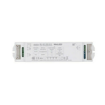 LED driver napěťový MC LED 50W, DC 12V/4,16A, IP20, řízení DALI a tlačítko