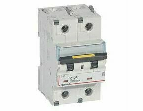 Jistič dvoupolový LEGRAND 409230 DX3 2P C125 10000A/16KA