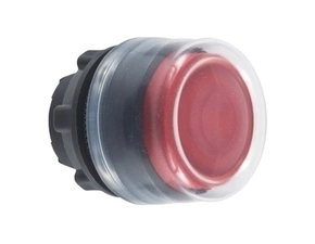 SCHN ZB5AP4 Ovládací hlavice stiskací, s ochrannou krytkou - rudá