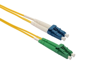 Kabel patch SOLARIX SXPC-LC/LC-APC/UPC-OS-1M-D, LC/APC-LC/UPC, Singlemode, 9/125, OS, Duplex, 1m