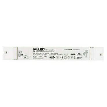 LED driver napěťový MC LED 75W, DC 24V/3,125 A, IP20, 4 kanály (RGBW), DT8