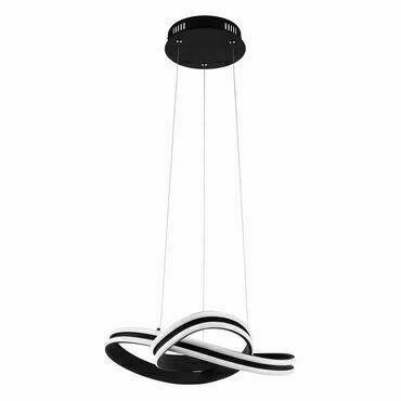 Svítidlo závěsné EGLO LED-HL SCHWARZ WEISS CORREDERA
