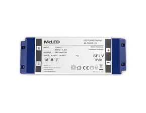 LED driver napěťový MC LED 200W, DC 24V/8,3A, IP20, plastové provedení se svorkovnicí