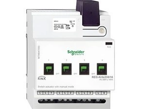 SCHN MTN647593 KNX spínací akční člen REG-K/4x230/16+manuální režim