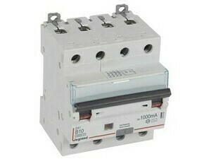 Chránič kombinovaný LEGRAND 411350 DX3 KOMB. 4P B10 100MA AC 6KA