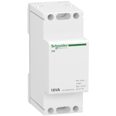 SCHN A9A15212 Zvonkový transformátor TR 16VA 230V/12-18V RP 0,41kč/ks