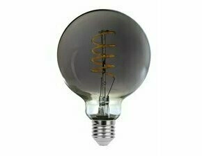 LED žárovka filament RABALUX 1420 Filament LED E27 G95 5W 200lm 2200K Smoky