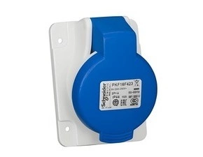 SCHN PKF16F423 Zásuvka vest.16A 2P+PE 200-250V IP44 50-60Hz