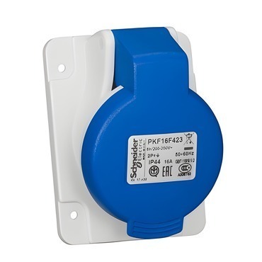 SCHN PKF16F423 Zásuvka vest.16A 2P+PE 200-250V IP44 50-60Hz