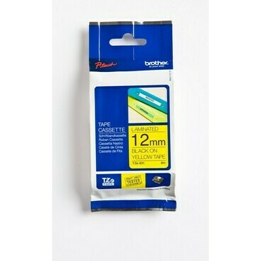 BROTHER  Páska 12  TZe-631 žlutá/černá