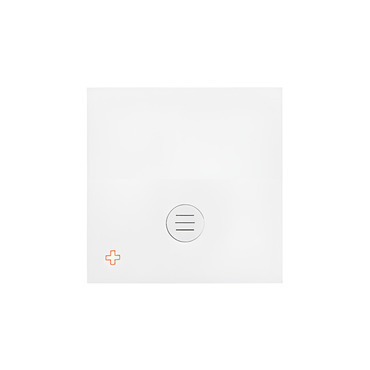 Kryt 1 násobný SIMON 55 TKW1L/AB111, bílá antibakteriální