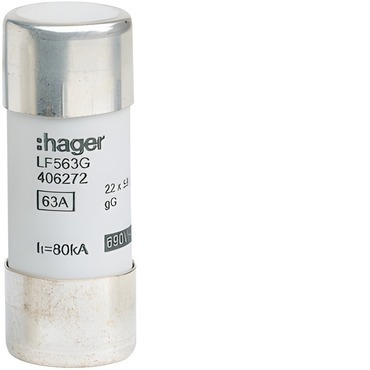 HAG LF563G Pojistka válcová, velikost 22x58, 63A gG, 690V AC