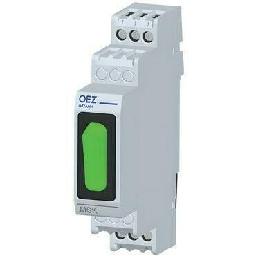 Kolébkový spínač OEZ:35678 MSK-10, Ith 16 A, Ue AC 250 V, DC 12 V, 1x zapínací kontakt