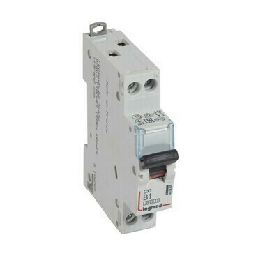 Jistič dvoupolový LEGRAND 407468 DX3 1P+N B1 6/10KA