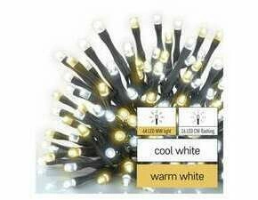 EMOS D4AN01 80LED XMAS CLS TIMER 8M WW/CW FLASH