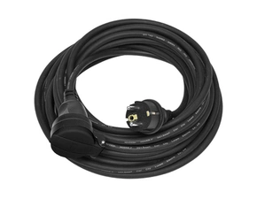 Prodlužovací přívod ECOPLANET FG IP44, 1x zásuvka, 30m, černá