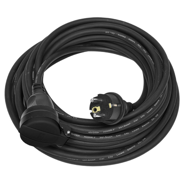 Prodlužovací přívod ECOPLANET FG IP44, 1x zásuvka, 30m, černá