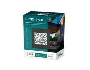 Fasádní a zahradní LED svítidlo LED-POL Zoe 3 Grey