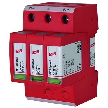 DEHN 952518  Svodič přepětí guard M FM Vícepólový, pro FV aplikace do 150V DC, s modulem dálkové DEH DEHN