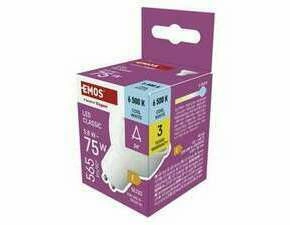 EMOS ZQ8E34N LED CLS MR16 5,8W(75W) 565lm GU10 CW