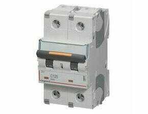 Jistič dvoupolový LEGRAND 409777 DX3 2P C125 25KA