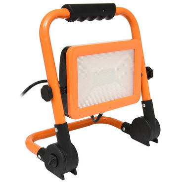 LED reflektor ECOPLANET WORK 30W, 2400lm, 4000K, IP44, oranžová