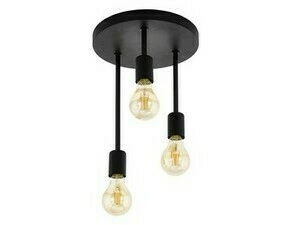 Svítidlo stropní EGLO DL 3 E27 SCHWARZ WILMCOTE