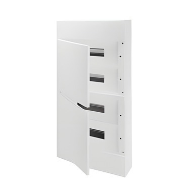 Dekor. rozvaděč nástěnný GEWISS GW40073BD, 72m (18x4) ip40, 2ks n/pe svorkovnice, bílá