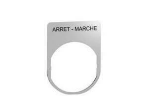 SCHN ZBYM2166 Kovový štítek s popisem