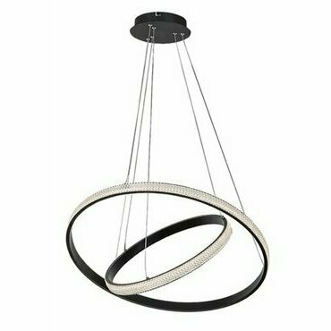 LED svítidlo závěsné RABALUX 72259 GRETE černá LED 60W