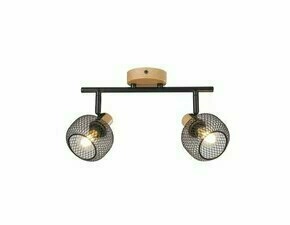 Svítidlo RABALUX 3128 GRENDEL dřevo imitation E14 2xMAX 40W