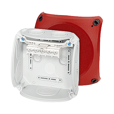 HEN DK 0604 R Krabcová rozvodka pro vnitřní a venkovní chráněné instalace IP 66, se svorkovnicí do 4