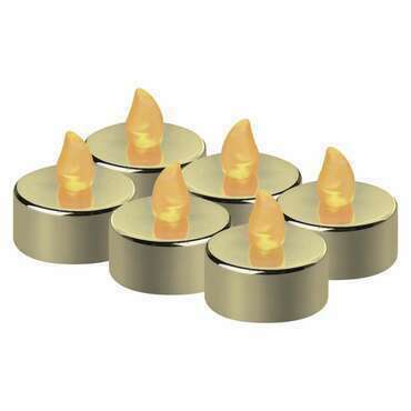 EMOS DCCV13 6LED SET GL TEA FLICKER VNT