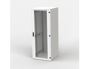 Rozvaděč stojanový CONTEG RI7-21-60/60, 19", 21U, 600x600mm, skleněné dveře, zámek