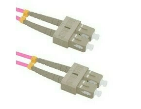Patch kabel WIREX PO5DSCSC10OM4, SC/UPC-SC/UPC, Multimode, 50/125, Duplex, OM4, 10 m