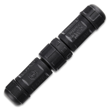 MC LED Konektor vidlice + zásuvka, IP67, pájecí, M12, 4piny