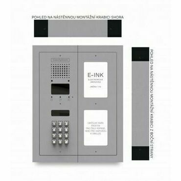 CZPHONE 4004091020 S elektronickým papírem (E-INK) FlatLine: SVĚTLE ŠEDÁ - DUO Standard: klávesnice