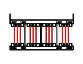 LEG 037325 XL3 DRŽÁK PŘÍPOJNIC <4000A POS