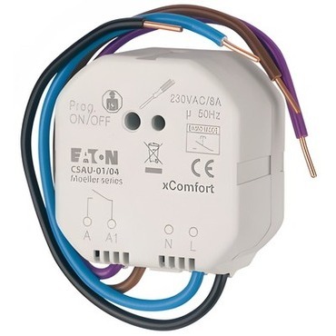 EATON 121080 CSAU-01/04 RF Spínací aktor bezpotenciálový 8 A / 230 VAC - tlačítková funkce