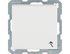 HAG 47511909 Zásuvka, SCHUKO, 16 A, 250 V~ s víčkem, bezšroub. svorky, Berker S.1/B.x, bílá, mat